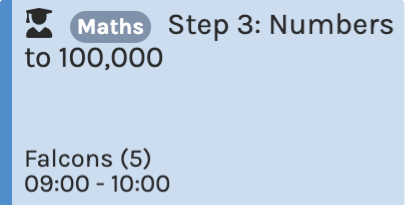 Maths My planner tag
