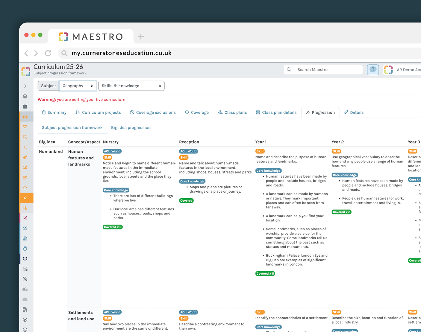 Curriculum coherence