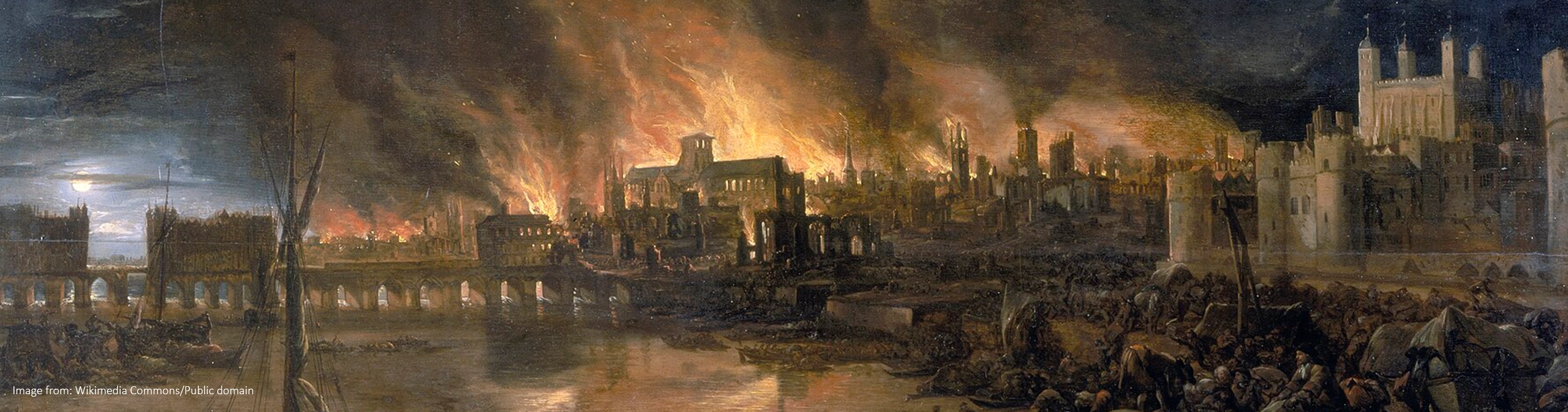 The Great Fire of London project banner