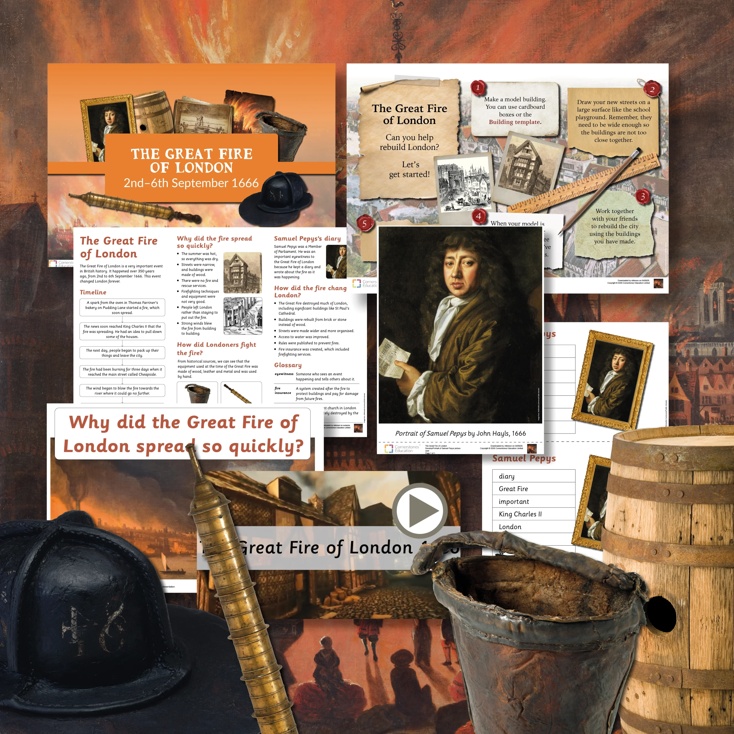 The Great Fire of London resources