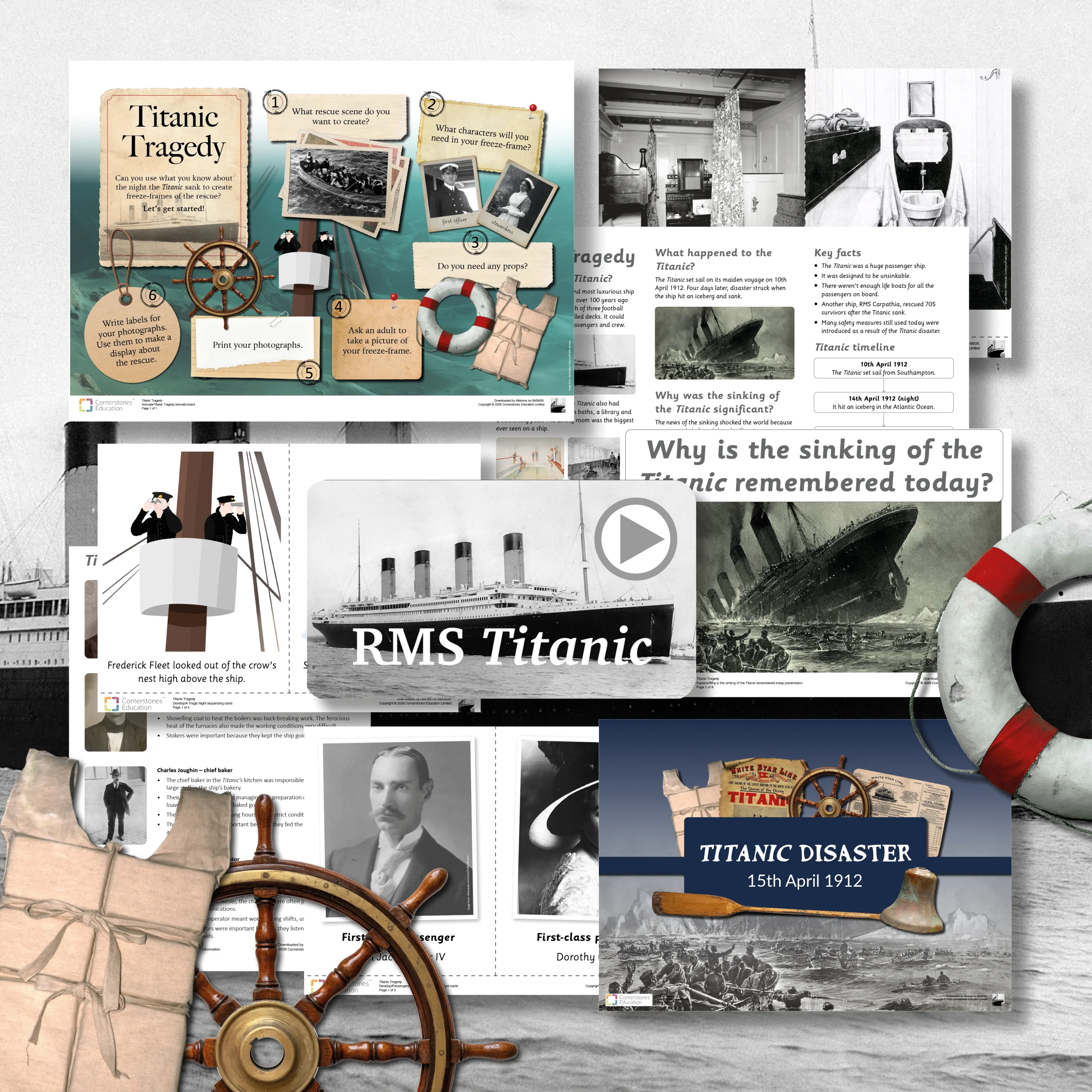 Titanic Tragedy resources