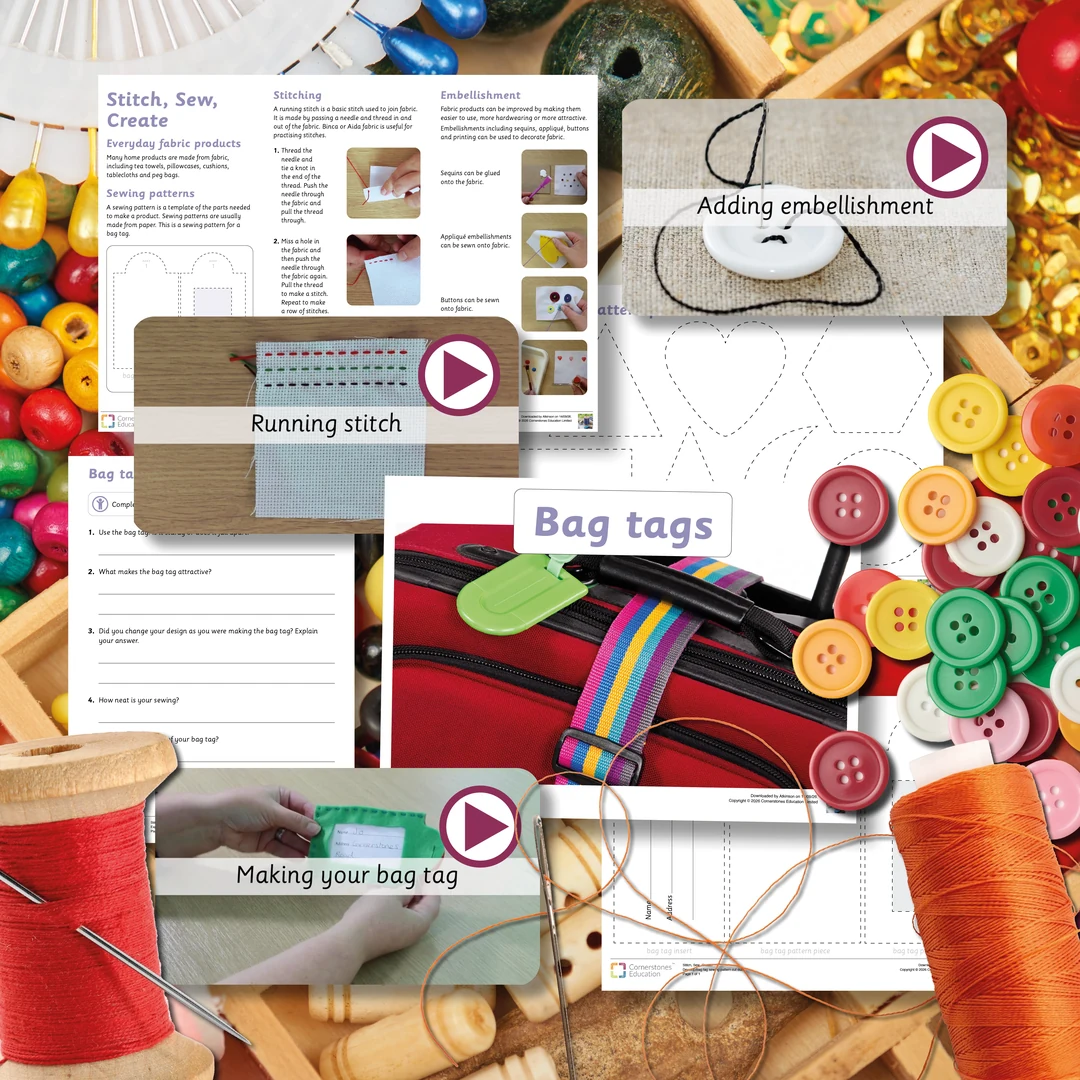 Resources from the Stitch, Sew, Create! project