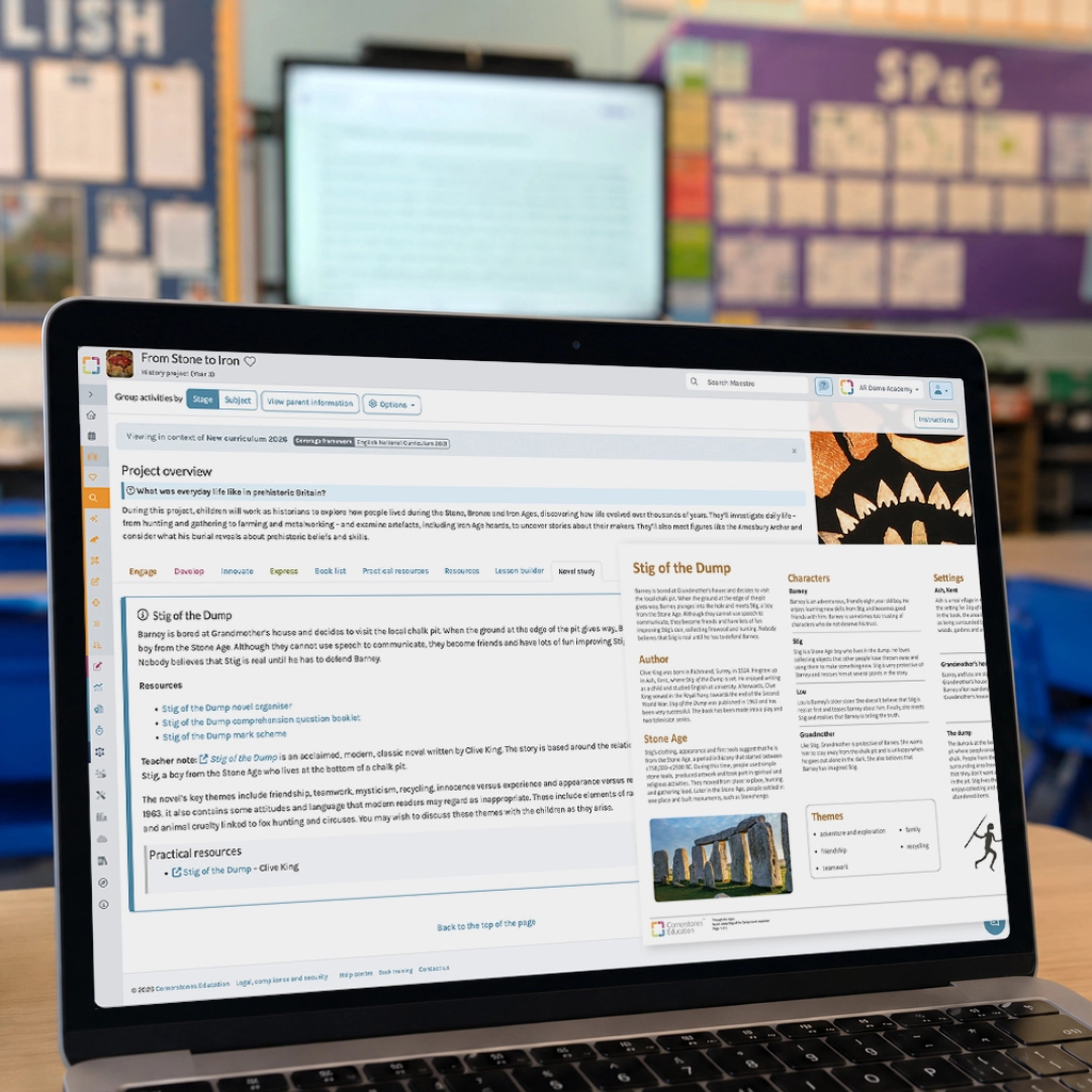 Your English curriculum, all in one place